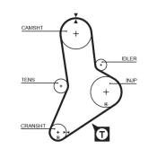 Curea de distributie 5335XS GATES