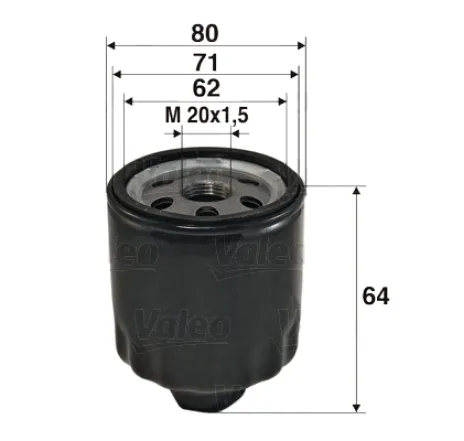 Filtru ulei 586003 VALEO