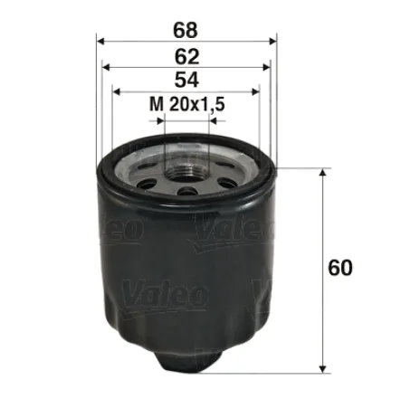 Filtru ulei 586011 VALEO
