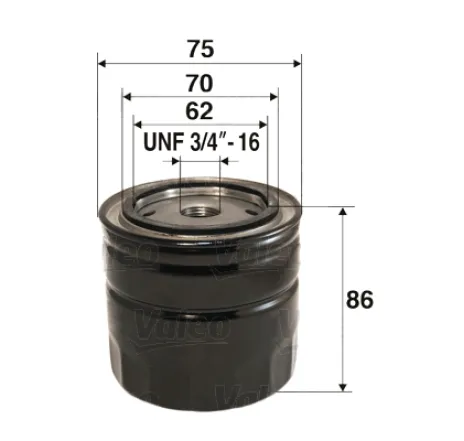 Filtru ulei 586023 VALEO