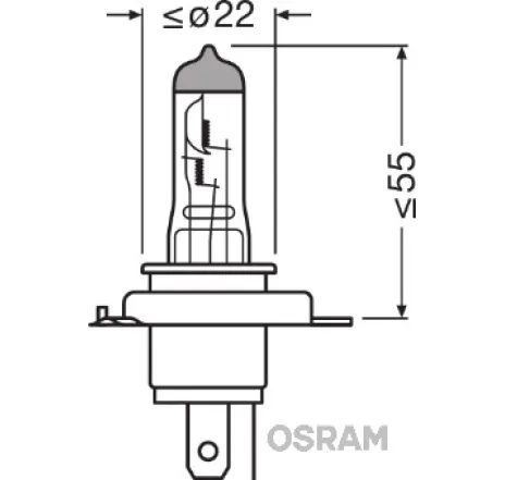 Bec, far faza lunga 64193NBS OSRAM