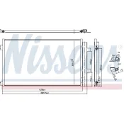 Condensator, climatizare 941284 NISSENS