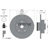 Disc frana 92153703 TEXTAR