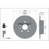 Disc frana 92337703 TEXTAR