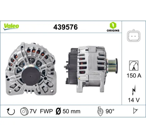 Generator / Alternator 439576 VALEO