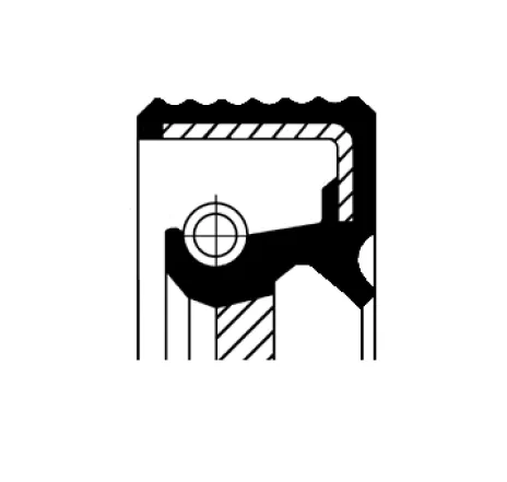 Simering, arbore cotit 20019851B CORTECO