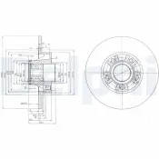 Disc frana BG9031RS DELPHI