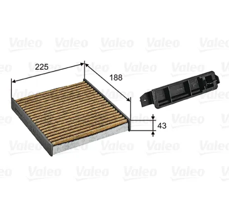 Filtru, aer habitaclu 701030 VALEO