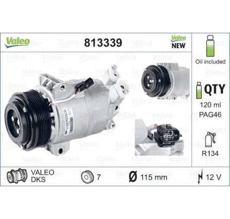 Compresor, climatizare 813339 VALEO