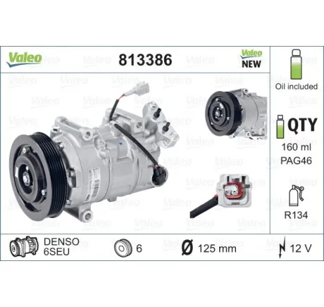 Compresor, climatizare 813386 VALEO