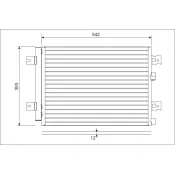 Condensator, climatizare 814077 VALEO