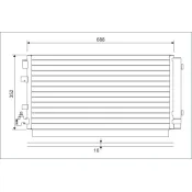 Condensator, climatizare 814094 VALEO