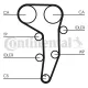 Set pompa apa + curea dintata CT1051WP2 CONTINENTAL CTAM