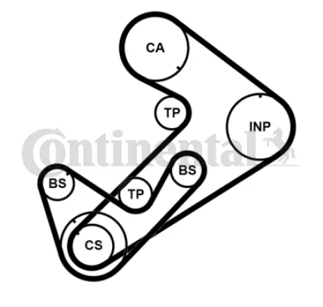 Set curea de distributie CT921K3PRO CONTINENTAL CTAM