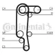 Set pompa apa + curea dintata CT957WP3 CONTINENTAL CTAM