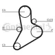 Set curea de distributie CT989K1 CONTINENTAL CTAM