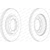 Disc frana FCR183A FERODO