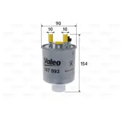 filtru combustibil 587093 VALEO