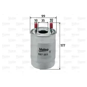 filtru combustibil 587551 VALEO