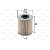 filtru combustibil 587917 VALEO