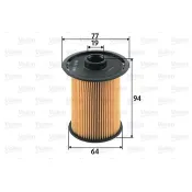 filtru combustibil 587918 VALEO