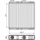 Schimbator caldura, incalzire habitaclu 811543 VALEO