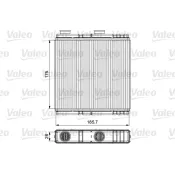Schimbator caldura, incalzire habitaclu 811543 VALEO