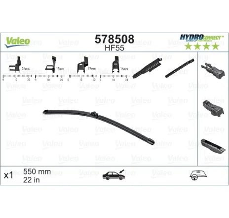 Lamela stergator 578508 VALEO