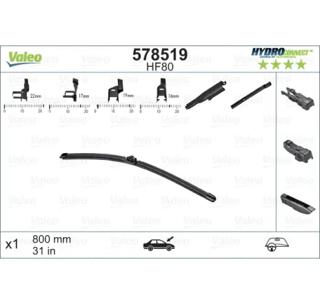 Lamela stergator 578519 VALEO