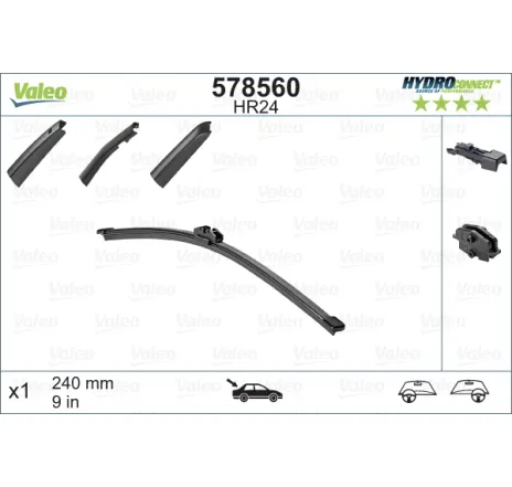 Lamela stergator 578560 VALEO