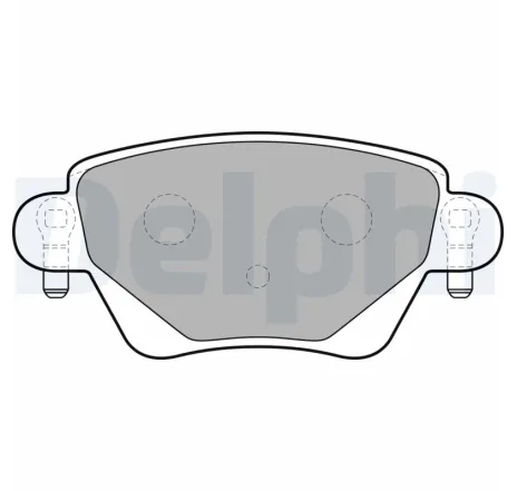 Set placute frana,frana disc LP1682 DELPHI