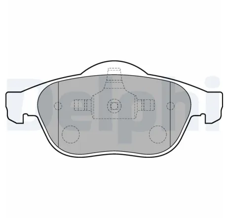 Set placute frana,frana disc LP1708 DELPHI