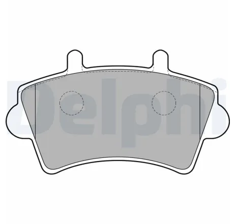 Set placute frana,frana disc LP1746 DELPHI