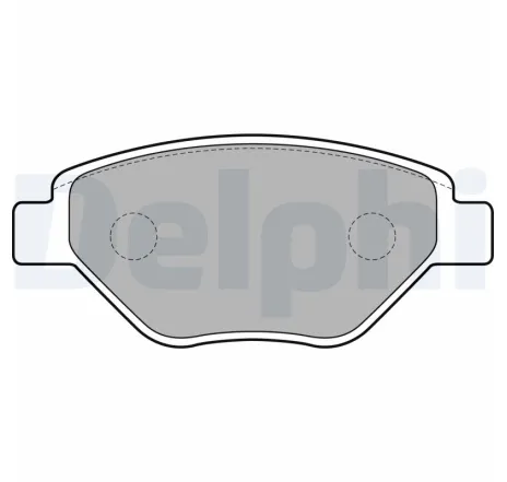 Set placute frana,frana disc LP1866 DELPHI