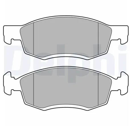 Set placute frana,frana disc LP2137 DELPHI