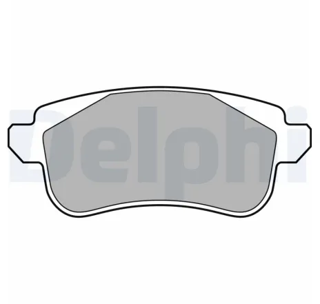 Set placute frana,frana disc LP3283 DELPHI