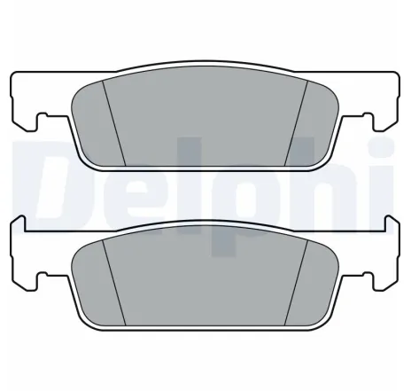 Set placute frana,frana disc LP3387 DELPHI