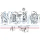 Compresor, climatizare 890586 NISSENS
