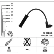 Set cablaj aprinder 7200 NGK
