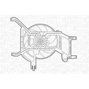 Ventilator, radiator 069422354010 MAGNETI MARELLI
