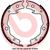 Set saboti frana, frana de mana S 56 545 BREMBO