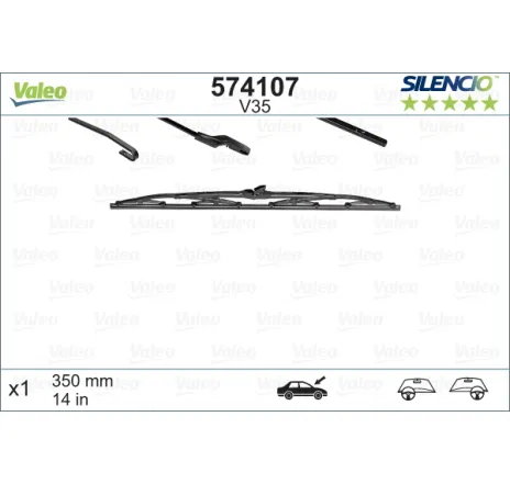 Lamela stergator 574107 VALEO