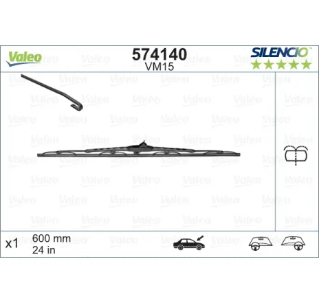Lamela stergator 574140 VALEO