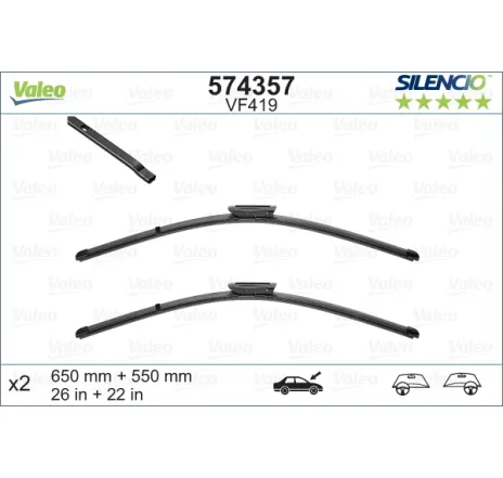 Lamela stergator 574357 VALEO