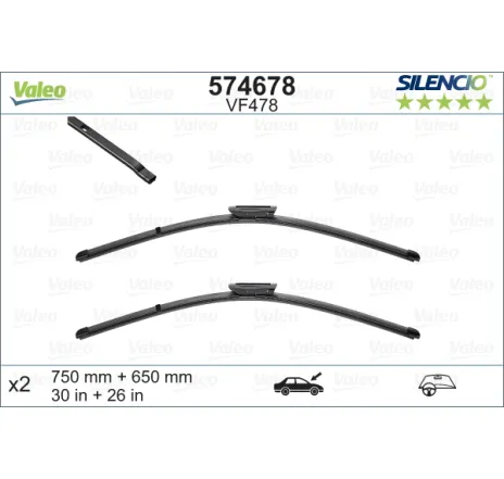 Lamela stergator 574678 VALEO