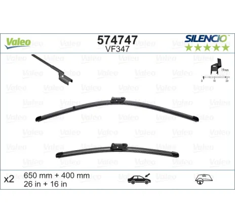 Lamela stergator 574747 VALEO