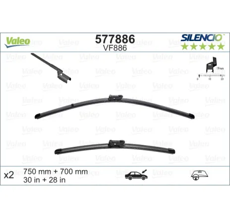 Lamela stergator 577886 VALEO