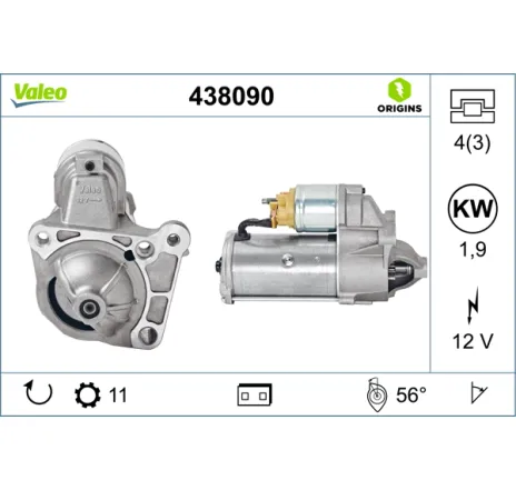 Starter 438090 VALEO