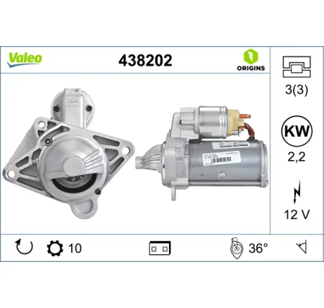 Starter 438202 VALEO