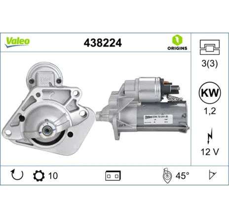 Starter 438224 VALEO